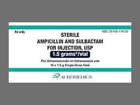 Ampicillin-sulbactam