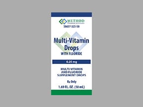 Multi-vitamin/fluoride