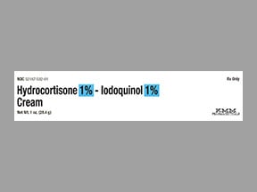 Hydrocortisone-iodoquinol