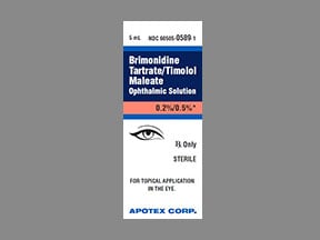 Brimonidine-timolol