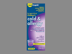 Sm Cold & Allergy Childrens