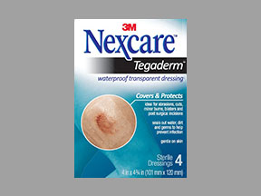 Nexcare Tegaderm 4"x4-3/4"