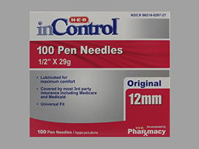 H-e-b Incontrol Pen Needles