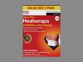 Cvs Heatwraps/back/hip