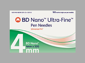 Bd Pen Needle Nano U/f