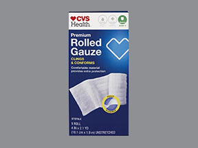 Cvs Premium Rolled Gauze 4"