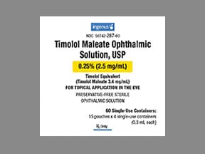 Timolol Maleate Pf