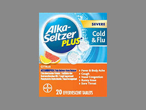 Alka-seltzer Plus Cold & Flu