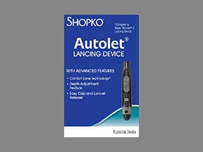 Shopko Autolet Lancing Device