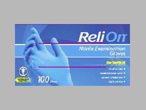 Relion Nitrile Exam Gloves