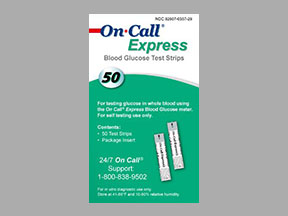 On Call Express Blood Glucose