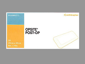 Opsite Post-op 8"x4"