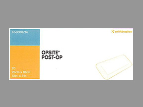 Opsite Post-op 10"x4"