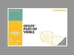 Opsite Post-op Visible 6"x4"