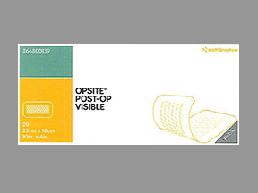 Opsite Post-op Visible 10"x4"