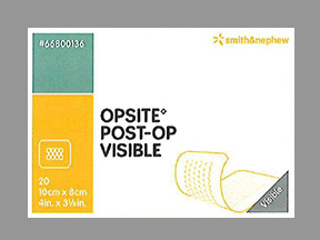 Opsite Post-op Visible 4x3-1/8