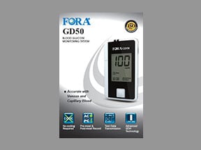 Fora Gd50 Blood Glucose System