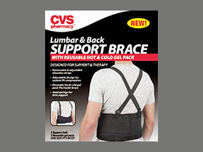 Cvs Lumbar/back Support Brace