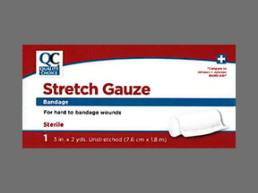 Qc Stretch Gauze Bdg 3"x2yd