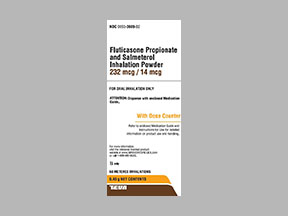 Fluticasone-salmeterol