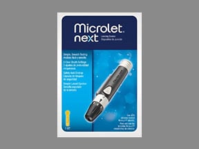 Microlet Next Lancing Device