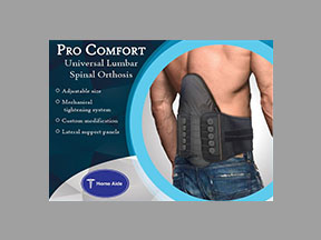 Pro Comfort Lumb Spin Orthosis