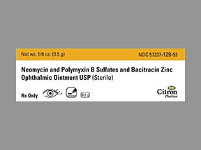 Neomycin-bacitracin Zn-polymyx