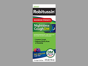 Robitussin Nighttime Cough Dm