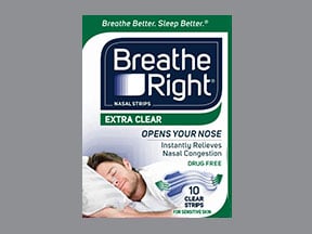 Breathe Right Extra Clear