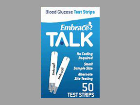 Embrace Talk Glucose Test