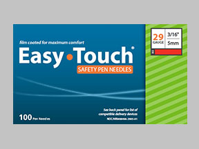 Easy Touch Safety Pen Needles