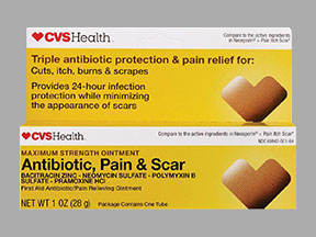 Cvs Antibiotic Pain/scar