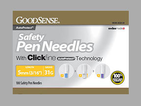 Goodsense Clickfine Pen Needle