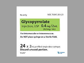 Glycopyrrolate Pf