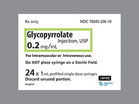 Glycopyrrolate Pf