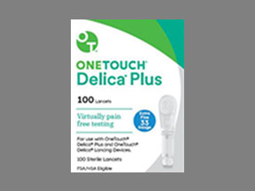 Onetouch Delica Plus Lancet33g