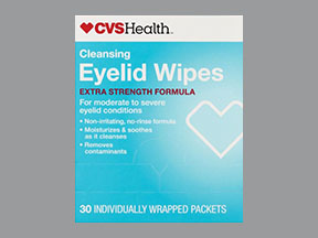 Cvs Eyelid Wipes Extra Str