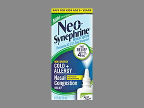 Neo-synephrine Cold/allrg Mild