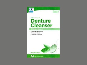 Qc Denture Cleanser 3 Minute