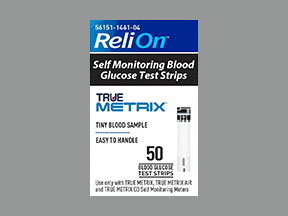 Relion True Metrix Test Strips