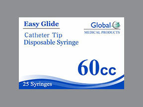 Easy Glide Cath Tip Syringe