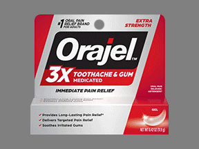 Orajel 3x Toothache & Gum