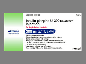 Insulin Glargine Solostar